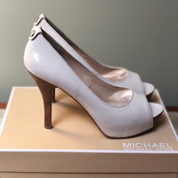 Michael Kors Miami Open Toe Heels - Picture 3 of 5